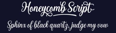 Honeycomb Script by Måns Grebäck — Script Handwritten Font — thumbnail 2