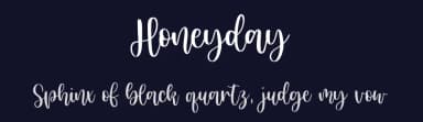 Honeyday by Balpirick Studio — Script Handwritten Font — thumbnail 2