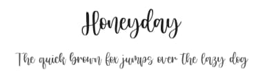 Honeyday by Balpirick Studio — Script Handwritten Font — thumbnail 1