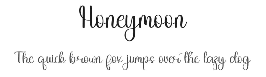 Honeymoon by Inermedia Studio — Script Handwritten Font