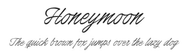 Honeymoon by Måns Grebäck — Script Handwritten Font — thumbnail 1