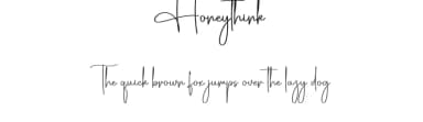 Honeythink by Scratchones — Script Handwritten Font — thumbnail 1