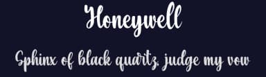 Honeywell by Ikrar Bey Khubaib — Script Handwritten Font — thumbnail 2