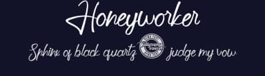 Honeyworker by Calligraphy Fonts — Script Handwritten Font — thumbnail 2