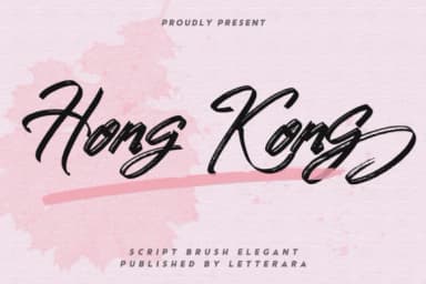 Hong Kong Font by thomasaradea — Script Handwritten Font — thumbnail 1