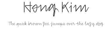 Hong Kim by Luu Thy Nguyen — Script Handwritten Font — thumbnail 1