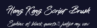 Hong Kong Script Brush by Letterara — Script Handwritten Font — thumbnail 2