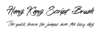 Hong Kong Script Brush by Letterara — Script Handwritten Font — thumbnail 1