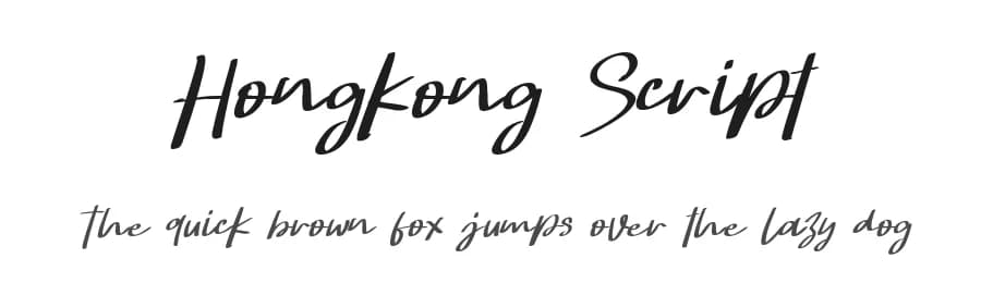 Hongkong Script by Letterafa Studio — Script Handwritten Font