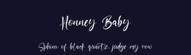 Honney Baby by Kong Font — Script Handwritten Font — thumbnail 2