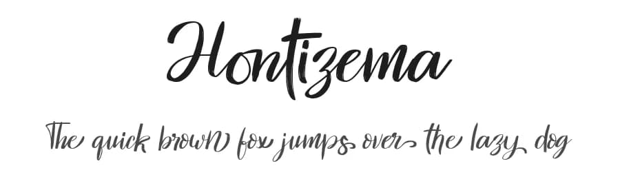 Hontizema by StringLabs Creative Studio — Script Handwritten Font