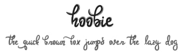 Hoobie by The Docallisme - Amry Al Mursalaat — Script Handwritten Font — thumbnail 1