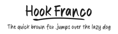 Hook Franco by MJType — Script Handwritten Font — thumbnail 1