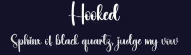 Hooked by Scratchones — Script Handwritten Font — thumbnail 2