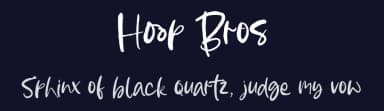 Hoop Bros by olivetype — Script Handwritten Font — thumbnail 2