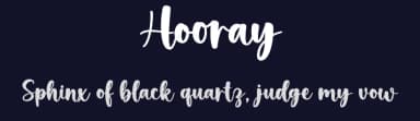 Hooray by Graphix Line Studio — Script Handwritten Font — thumbnail 2