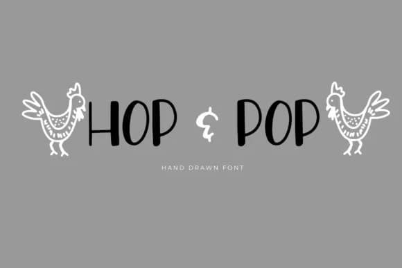 Hop and Pop Font by Studio_Art — Script Handwritten Font