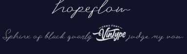 Hopeflow by VinType — Script Handwritten Font — thumbnail 2