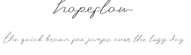 Hopeflow by VinType — Script Handwritten Font — thumbnail 1