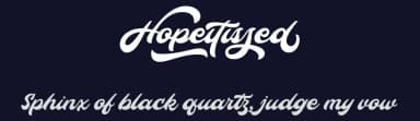 Hopeitissed by 7NTypes — Script Handwritten Font — thumbnail 2