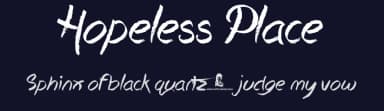 Hopeless Place by JSH creates — Script Handwritten Font — thumbnail 2