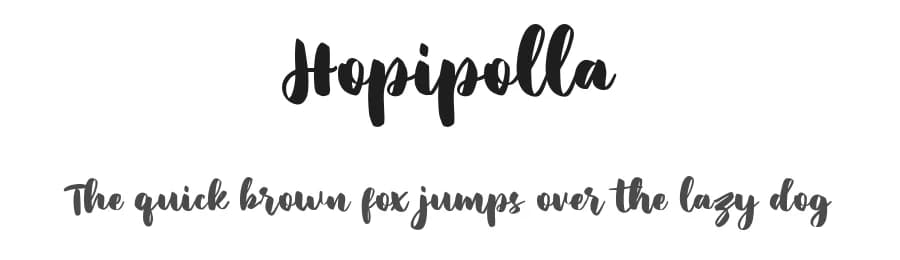 Hopipolla by Maulana Creative — Script Handwritten Font
