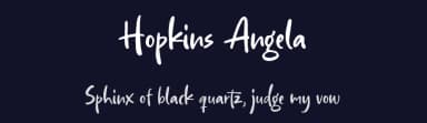 Hopkins Angela by Letterhend Studio — Script Handwritten Font — thumbnail 2