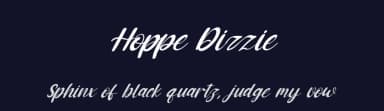 Hoppe Dizzie by Kong Font — Script Handwritten Font — thumbnail 2