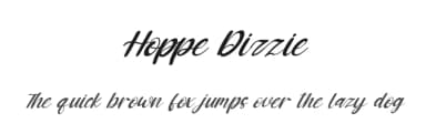 Hoppe Dizzie by Kong Font — Script Handwritten Font — thumbnail 1