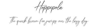 Hoppipola by Faqih Fawaji — Script Handwritten Font — thumbnail 1
