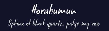 Horahumun by Chamdan Chakim — Script Handwritten Font — thumbnail 2