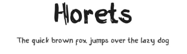 Horets by Alvin Danang — Script Handwritten Font — thumbnail 1