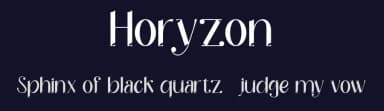 Horyzon by Eztudio — Serif Font — thumbnail 2