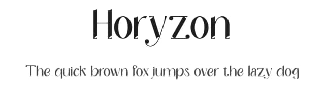 Horyzon by Eztudio — Serif Font