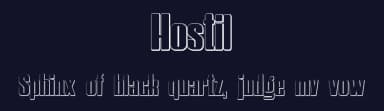 Hostil by Intellecta Design — Sans Serif Font — thumbnail 2