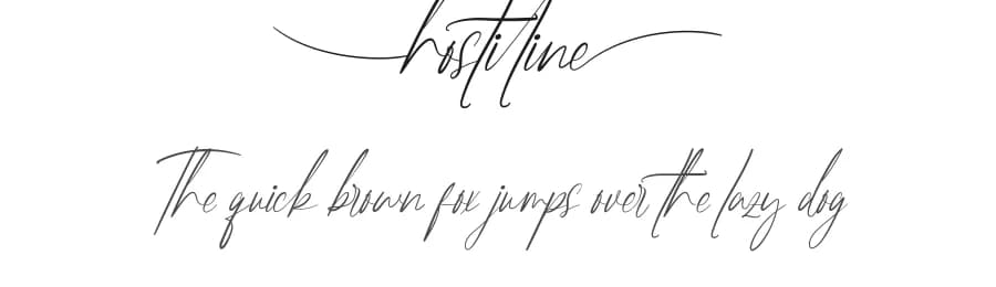 Hostiline by NihStudio — Script Handwritten Font
