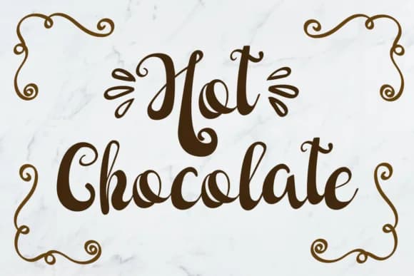 Hot Chocolate Font by Illustrator Guru — Script Handwritten Font