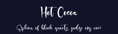 Hot Cocoa by Staircase Studio — Script Handwritten Font — thumbnail 2