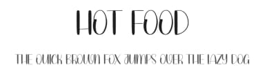 Hot Food by Scratchones — Script Handwritten Font — thumbnail 1