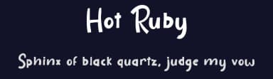 Hot Ruby by Attype Studio — Script Handwritten Font — thumbnail 2