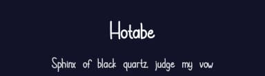 Hotabe by Endri Sulistyawan — Script Handwritten Font — thumbnail 2