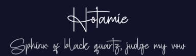 Hotamie by Jadatype — Script Handwritten Font — thumbnail 2