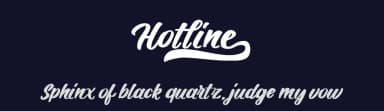 Hotline by Vultype — Script Handwritten Font — thumbnail 2
