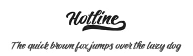 Hotline by Vultype — Script Handwritten Font — thumbnail 1