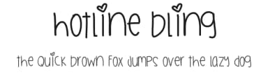 Hotline Bling by Des Gomez — Script Handwritten Font — thumbnail 1