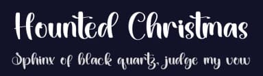 Hounted Christmas by FreshtypeINK — Script Handwritten Font — thumbnail 2