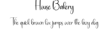 House Bakery by Andi Moz — Script Handwritten Font — thumbnail 1