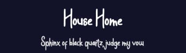 House Home by Yahhya Anas — Script Handwritten Font — thumbnail 2