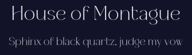 House of Montague by Ikiiko Type — Serif Font — thumbnail 2