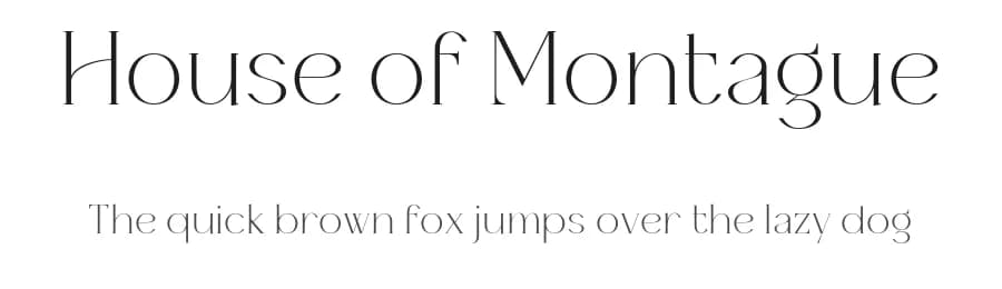House of Montague by Ikiiko Type — Serif Font